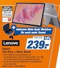 Tab Plus + Moto Buds im Angebot bei expert in Kiel Tab Plus + Moto Buds Angebote von Lenovo bei expert Kiel für 239,00 €