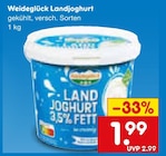Landjoghurt im Angebot bei Netto Marken-Discount in Hemer Landjoghurt Angebote von Weideglück bei Netto Marken-Discount Hemer für 1,99 €
