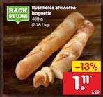 Rustikales Steinofenbaguette im Angebot bei Netto Marken-Discount in Koblenz Rustikales Steinofenbaguette Angebote von BACKSTUBE bei Netto Marken-Discount Koblenz für 1,11 €