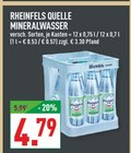 Mineralwasser im Angebot bei Marktkauf in Paderborn Mineralwasser Angebote von Rheinfels Quelle bei Marktkauf Paderborn für 4,79 €