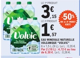 Eau minérale naturelle volcanique - Volvic en promo chez E.Leclerc Drancy à 1,57 €