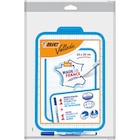 Ardoise effaçable à sec + 1 feutre bleu - BIC à 1,50 € dans le catalogue Carrefour