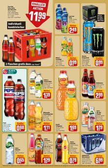 Volvic im REWE Prospekt "Dein Markt" mit 32 Seiten (Weinheim)