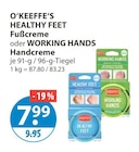 Healthy Feet Fußcreme im V-Markt Prospekt Healthy Feet Fußcreme von O'Keeffe's im aktuellen V-Markt Prospekt für 7,99 €