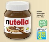 Aktuelle Nutella Angebote bei Marktkauf in Ravensburg Aktuelles Nutella Nuss-Nugat-Creme Angebot bei Marktkauf in Ravensburg ab 3,29 €