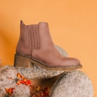 Boots chelsea talons 4 cm taupe femme - La Halle à Le Havre Boots chelsea talons 4 cm taupe femme en promo chez La Halle Le Havre à 22,99 €