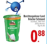 Frischer Schmand im EDEKA Prospekt Frischer Schmand von Berchtesgadener Land im aktuellen EDEKA Prospekt für 0,88 €