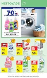 Promos Lessive Liquide dans le catalogue "Carrefour" de Carrefour Lessive Liquide en promo dans le catalogue Carrefour à la page 68