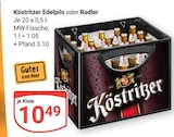 Edelpils im Angebot bei GLOBUS in Altenburg Edelpils Angebote von Köstritzer bei GLOBUS Altenburg für 10,49 €