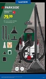 Prix et réduction Aspirateur Eau Et Poussière dans le prospectus Lidl en cours Offre Aspirateur Eau Et Poussière dans le catalogue Lidl du moment à la page 59