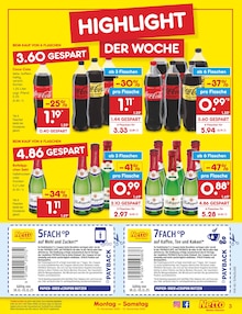 Coca Cola im aktuellen Netto Marken-Discount Prospekt (Eisenach) Coca Cola im Netto Marken-Discount Prospekt "Aktuelle Angebote" mit 63 Seiten (Eisenach)