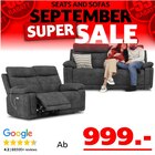 Madrid 3-Sitzer oder 2-Sitzer Sofa bei Seats and Sofas im Viersen Prospekt für 999,00 €