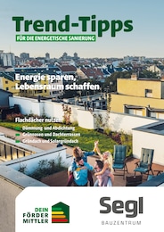 Der aktuelle Segl Bauzentrum Prospekt Trend-Tipps FÜR DIE ENERGETISCHE SANIERUNG
