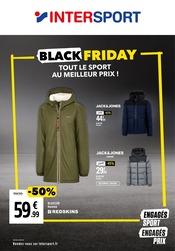 Prospectus Intersport "BLACK FRIDAY TOUT LE SPORT AU MEILLEUR PRIX !" en cours à La Rochelle, Page 1 Catalogue Intersport en cours à La Rochelle, "BLACK FRIDAY TOUT LE SPORT AU MEILLEUR PRIX !", Page 1