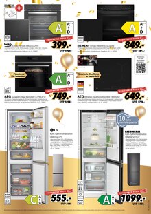 Kühlschrank im MEDIMAX Prospekt ""WIR FEIERN GEBURTSTAG!"" mit 10 Seiten (Eberswalde)