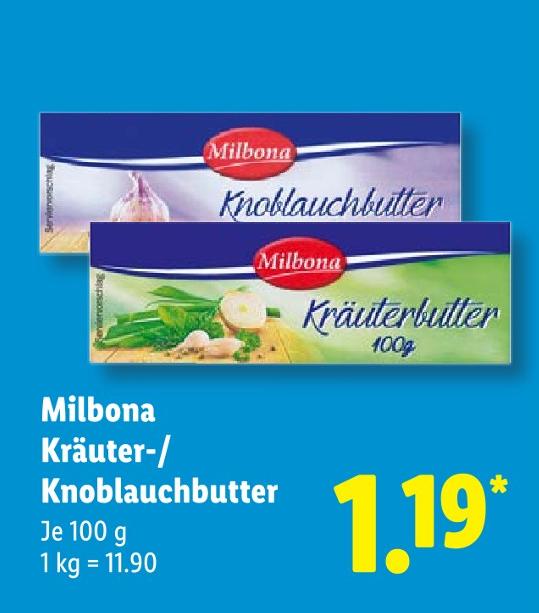 Kräuter-/ Knoblauchbutter