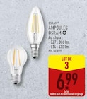 Ampoules osram - OSRAM en promo chez Aldi Cambrai à 6,99 €