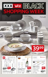 XXXLutz Möbelhäuser Prospekt für Hamburg mit 4 Seiten XXXLutz Möbelhäuser Prospekt für Hamburg: "BLACK SHOPPING WEEK", 4 Seiten, 21.11.2022 - 27.11.2022