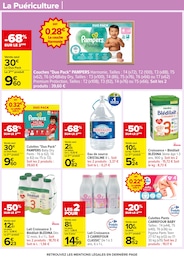 Prix et réduction Couches dans le prospectus Carrefour en cours Offre Couches dans le catalogue Carrefour du moment à la page 50