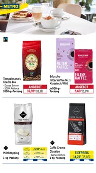 Kaffeebohnen im aktuellen METRO Prospekt (Krefeld) Kaffeebohnen im METRO Prospekt "Monatsmenü Mai + Gewinnspiel" mit 49 Seiten (Krefeld)