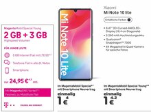 BSB mobilfunk Rostock - Mi Note 10 lite Mi Note 10 lite Angebot bei BSB mobilfunk Rostock im Prospekt "Wir sind für Sie da!"