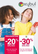 Catalogue Oxybul "Prolongation", 1 pages, à Arcueil, 13/11/2019 - 17/11/2019 Prospectus Oxybul "Prolongation", 1 pages, à Arcueil, 13/11/2019 - 17/11/2019