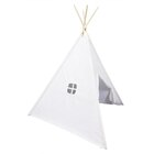 Tipi en tissu blanc pour enfant 120x120x160cm dans le catalogue Maxi Bazar