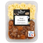 Boeuf bourguignon et pâtes conchiglie LECHEF dans le catalogue Carrefour Market