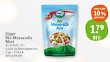 Bio-Mozzarella Mini von Züger im aktuellen tegut Prospekt für 1,79 €