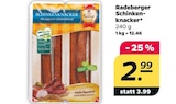 Schinken-Knacker Angebote von Radeberger bei Netto mit dem Scottie Halle für 2,99 €