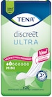Discreet Hygiene-Einlagen im Rossmann Prospekt Discreet Hygiene-Einlagen von Tena im aktuellen Rossmann Prospekt für 2,67 €