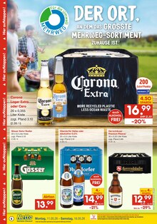 Bier im Netto Marken-Discount Prospekt "DER ORT, AN DEM DU IMMER AUSGEZEICHNETE PREISE FINDEST." mit 6 Seiten (Laatzen)