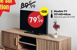 Meuble TV en promo chez Maxi Bazar Vénissieux à 79,99 €