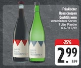 Fränkischer Hausschoppen Qualitätswein Rot Angebot in Wilhermsdorf Fränkischer Hausschoppen Qualitätswein Rot im aktuellen Prospekt bei EDEKA in Wilhermsdorf