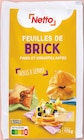 Feuilles de brick - NETTO en promo à 0,79 € chez Netto Feuilles de brick - NETTO dans le catalogue Netto
