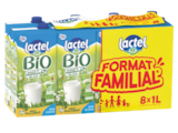 Lait demi-écrémé UHT Bio - LACTEL en promo chez Supeco Argenteuil à 8,34 €