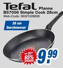 Pfanne B57006 Simple Cook 28cm Angebote von Tefal bei HEM expert Schorndorf für 9,99 €