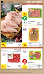 Prix et réduction Dinde dans le prospectus Intermarché Hyper en cours Offre Dinde dans le catalogue Intermarché Hyper du moment à la page 10