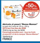 Abricots et yaourt - Bonne Maman dans le catalogue Monoprix