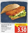 Backfisch XL im Brötchen im aktuellen E center Prospekt