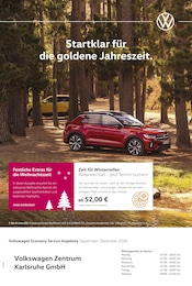 Volkswagen Prospekt für Karlsruhe: "Herbst im Kopf. Sicherheit im Auto.", 1 Seite, 01.09.2026 - 31.12.2026