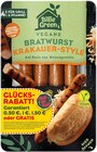 Vegane Bratwurst im Angebot bei REWE in Suhl Vegane Bratwurst Angebote von Billie Green bei REWE Suhl für 2,89 €