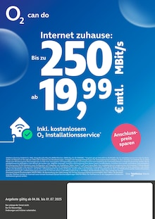 Aktueller aetka Prospekt "INTERNET ZUHAUSE: BIS ZU 250 MBIT/S." Seite 1 von 2 Seiten für Frankenberg