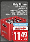 König Pilsener im Angebot bei E center in Duisburg König Pilsener Angebote bei E center Duisburg für 11,49 €