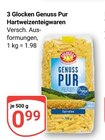 Genuss Pur Hartweizenteigwaren Angebote von 3 Glocken bei GLOBUS Rostock für 0,99 €