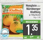 Nürnberger Kloßteig im EDEKA Prospekt Nürnberger Kloßteig von Henglein im aktuellen EDEKA Prospekt für 1,35 €