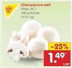 Aktuelle Pilze Angebote bei Netto Marken-Discount in Berlin Aktuelles Champignons weiß Angebot bei Netto Marken-Discount in Berlin ab 1,49 €