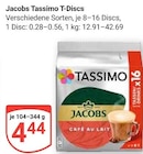 Tassimo T-Discs Angebote von Jacobs bei GLOBUS Amberg für 4,44 €