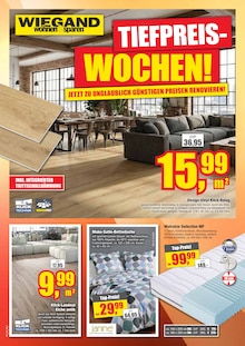 wohnen & sparen Wiegand Fulda Prospekt der aktuellen Woche, gültig von 29.08.2026 bis 27.09.2026 Aktueller wohnen & sparen Wiegand Fulda Prospekt "TIEFPREISWOCHEN!" mit 16 Seiten