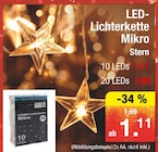 Zimmermann Burgdorf - LED-Lichterkette Mikro Stern Angebot im Prospekt LED-Lichterkette Mikro Stern bei Zimmermann im Burgdorf Prospekt für 1,11 €